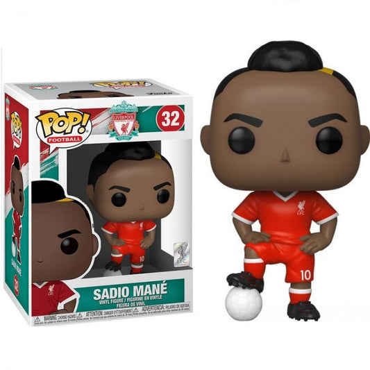 Funko Pop Football Club Liverpool - Sadio Mane (32) Vinyl Figure Statuetta 9 Cm