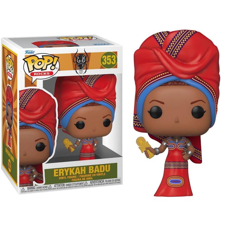 Funko Pop ! Rocks - (353) Erykah Badu (Tyrone) Figure Vinyl Baduizm Singer 9Cm