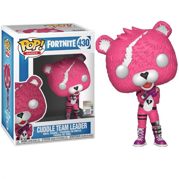 Funko Pop ! Games Fortnite Cuddle Team Leader (430) Vinyl Figure Da Collezione