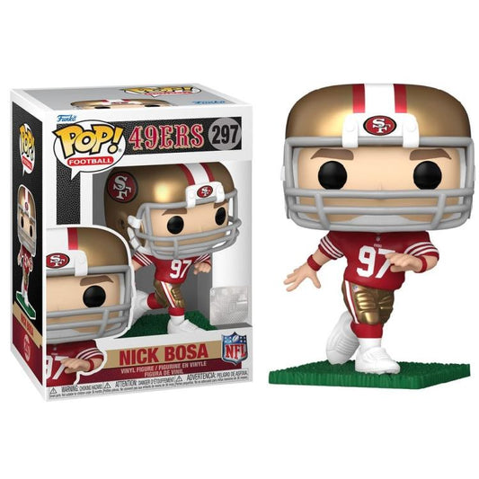 Funko Pop Football Nfl 49Ers (297) Nick Bosa - Vinyl Figure Statuetta 9Cm