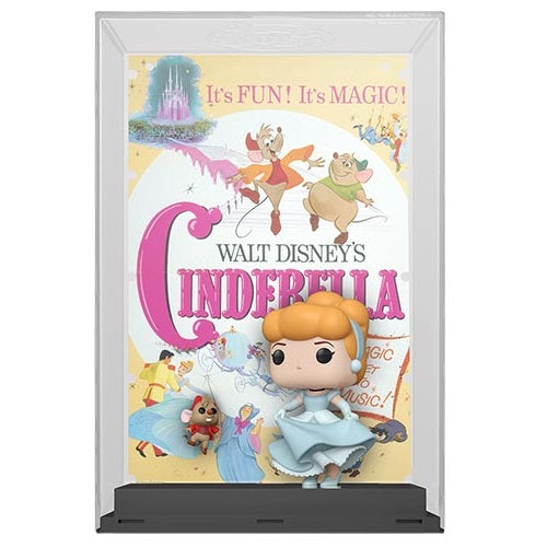Funko Pop ! Movie Posters - Disney: 100Th Anniversary (12) Cindarella With Jaq