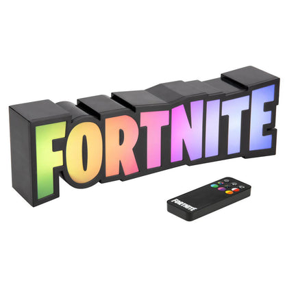 Paladone Lampada Fortnite Logo Light Lampada Luce Led Notturna + Telecomando