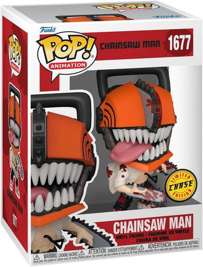 Funko Pop ! Animation Chainsaw Man (1677) Chainsaw Man Chase Vinyl Figure 9Cm