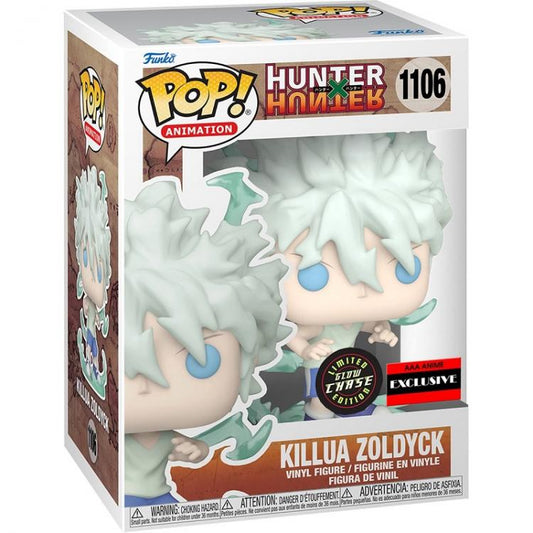 Funko Pop ! Hunter X Hunter - Killua Zoldyck Godspeed (1106) Exm Glows Chase