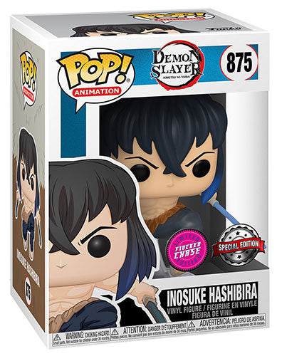 Funko Pop ! Animation Demon Slayer - (875) Inosuke Hashibira (Chase) Special 9cm