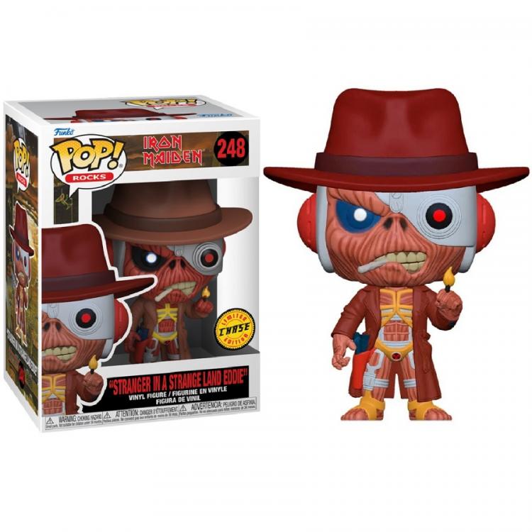 Funko Pop ! Rocks Iron Maiden - Stranger In A Strange Land Eddie (248) Chase 9Cm