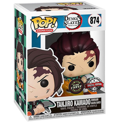 Funko Pop! Animation: Demon Slayer (874) Tanjiro Kamado "Chase" Special Gitd