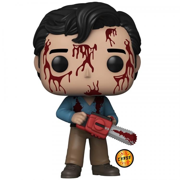 Funko Pop ! Movies The Evil Dead 40Th - Ash (1142) Chase Vinyl Figure Horror 9Cm