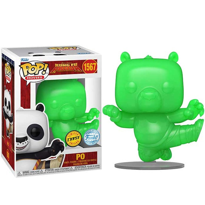 Funko Pop ! Movies Kung Fu Panda 30Th (1567) Po Chase Special Edition Figure 9Cm