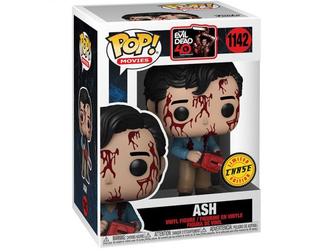 Funko Pop ! Movies The Evil Dead 40Th - Ash (1142) Chase Vinyl Figure Horror 9Cm