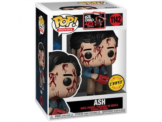 Funko Pop ! Movies The Evil Dead 40Th - Ash (1142) Chase Vinyl Figure Horror 9Cm