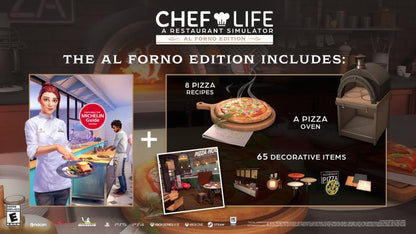CHEF LIFE - AL FORNO EDITION PS4 GIOCO SIMULATORE CUCINA ITALIANO PLAYSTATION 4