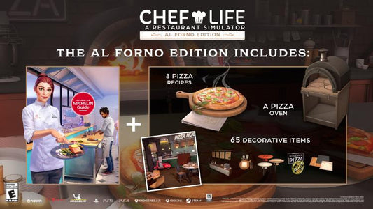 CHEF LIFE - AL FORNO EDITION PS4 GIOCO SIMULATORE CUCINA ITALIANO PLAYSTATION 4