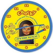 Pyramid Orologio Chucky It'S Time To Play Da Parete A Muro Horror Movies Clock