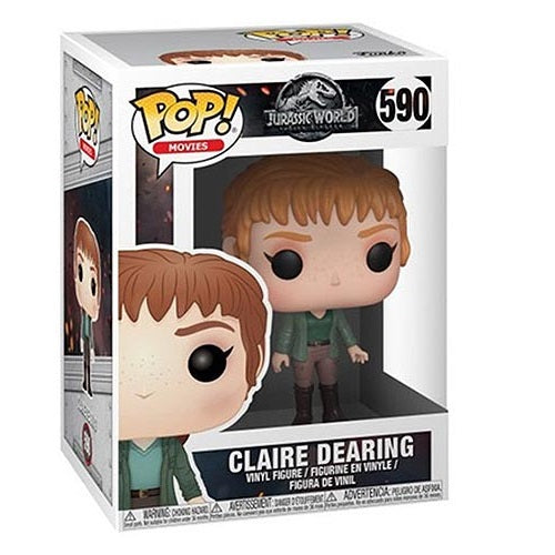 Funko Pop ! Movis Jurassic World 2 - Claire Dearing (590) Park Girl Vinyl Figure