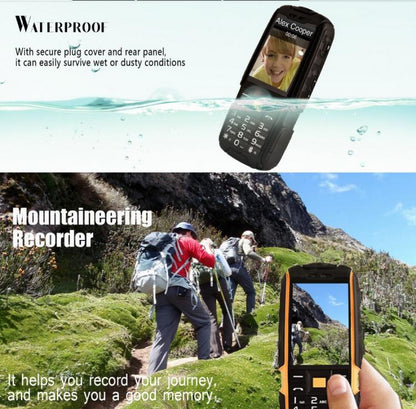 Telefono Cellulare Impermeabile Ip67 Antiurto Dual Sim Con Torcia Led Da Lavoro