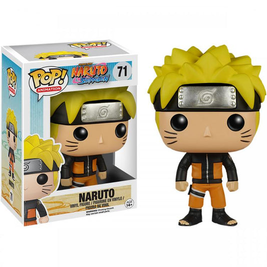 Funko Pop ! Animation Naruto Shippuden (71) Naruto Vinyl Figure 9Cm Anime Nuova