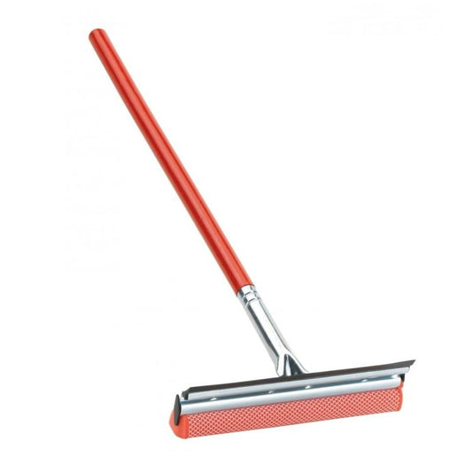 Pulivetro Con Spugna 25Cm Lavavetri Auto Camion Camper Con Prolunga Legno 45Cm