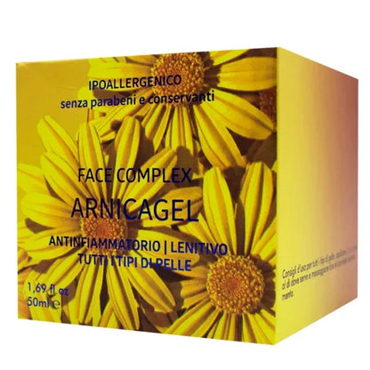 Face Complex Crema Arnica Gel 50ml Arnicagel Antinfiammatorio Lenitivo