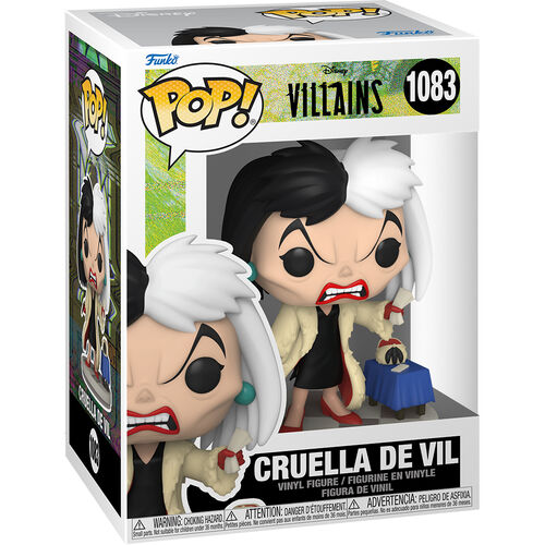 Funko Pop ! Disney Villains - Cruella De Vil (1083) Vinyl Figure Crudelia Demon