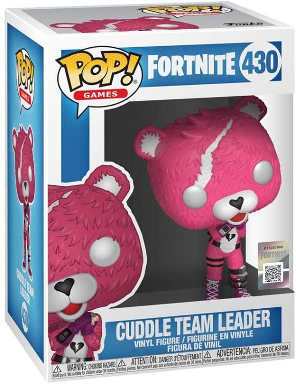 Funko Pop ! Games Fortnite Cuddle Team Leader (430) Vinyl Figure Da Collezione
