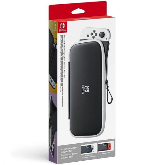 Nintendo Switch Oled Kit Custodia + Pellicola Protezione Accessori Cover Gaming