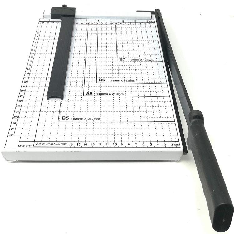 Taglierina A Leva Cutter Taglia Carta Fogli A4 A5 B5 Ghigliottina Professionale