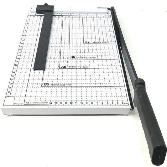 Taglierina A Leva Cutter Taglia Carta Fogli A4 A5 B5 Ghigliottina Professionale