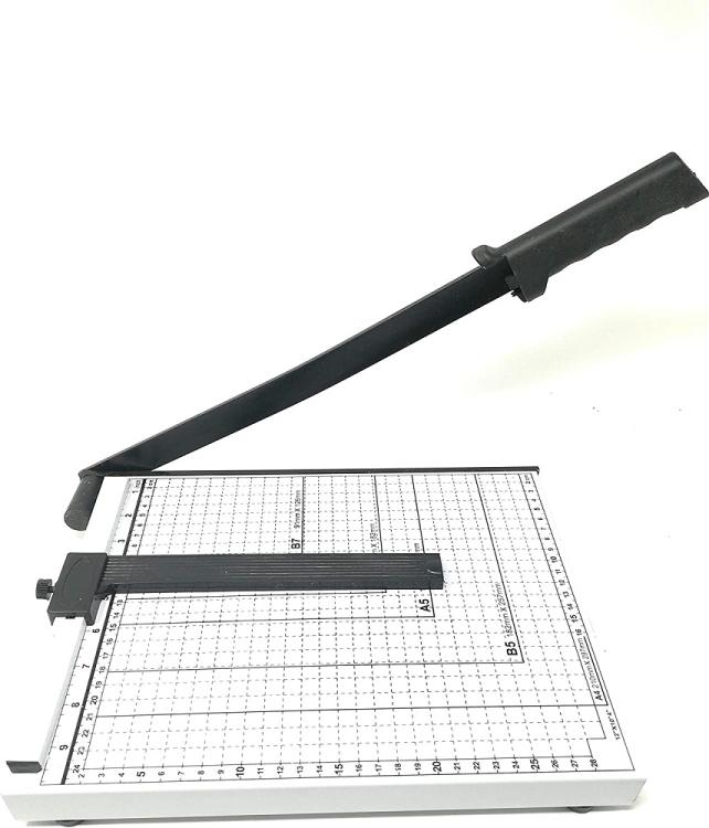Taglierina A Leva Cutter Taglia Carta Fogli A4 A5 B5 Ghigliottina Professionale