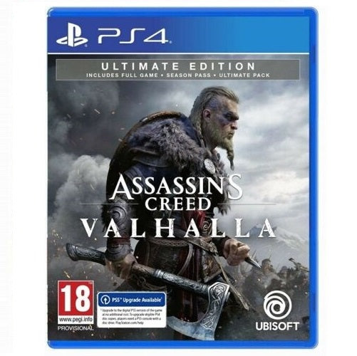 ASSASSIN'S CREED VALHALLA ULTIMATE EDITION PS4 GIOCO PLAYSTATION 4 EU ITALIANO