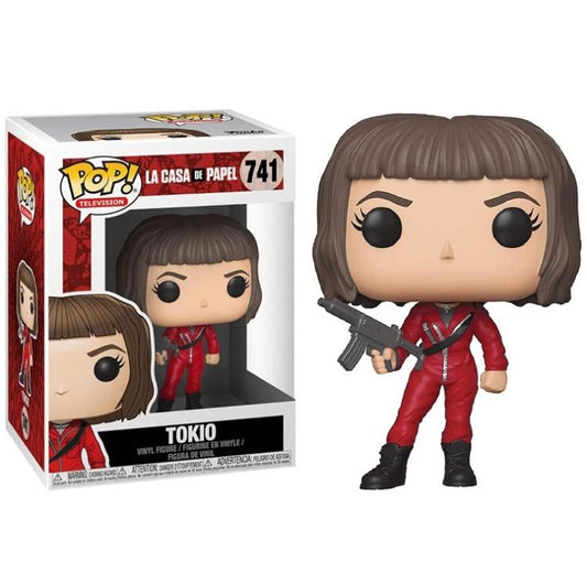 Funko Pop ! La Casa De Papel - (741) Tokyo Figure Vinyl La Casa Di Carta 9Cm