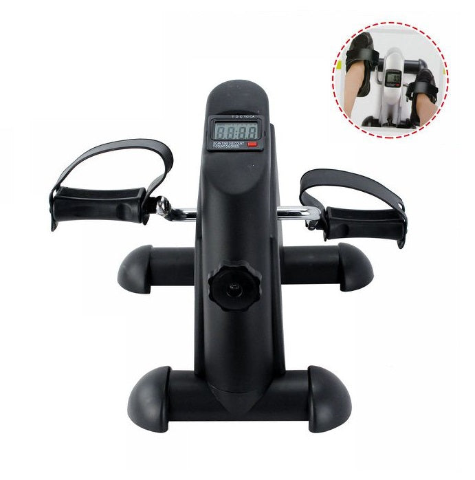 Mini Cyclette Da Casa Fitness Per Braccia E Gambe Pedaliera Regolabile Digitale