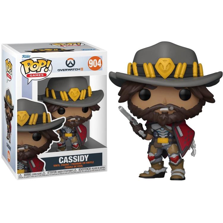 Funko Pop ! Games - Overwatch 2 - (904) Cassidy - Vinyl Figure Videogioco 9Cm