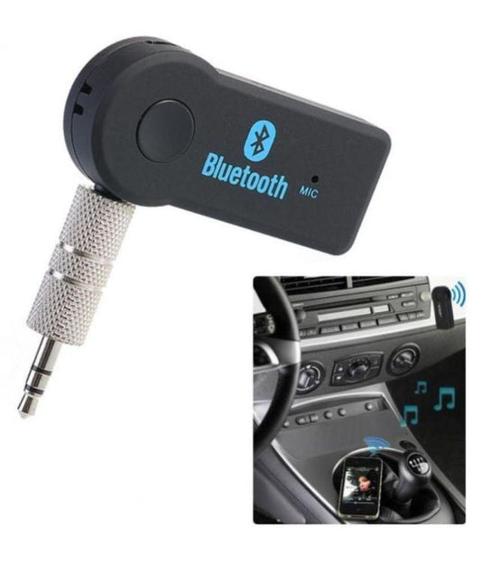 Ricevitore Adattatore Jack 3.5Mm Aux Bluetooth Cavo Vivavoce Auto Stereo Audio