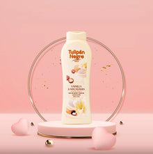 Tulipan Negro Shower Gel Bagno Doccia (Vaniglia E Macadamia) Bagnoschiuma 650Ml