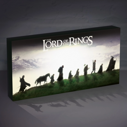 Pyramid - Tela Retroilluminata - The Lord of The Rings (Signore degli Anelli) - Lampada Light Up Canvas - Scifi Planet LED Poster Incorniciato Luminosa 15x30 cm