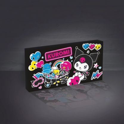 Pyramid - Tela Retroilluminata - Kuromi - Lampada Light Up Canvas - LED Poster Incorniciato Luminosa 15x30 cm (Copia)