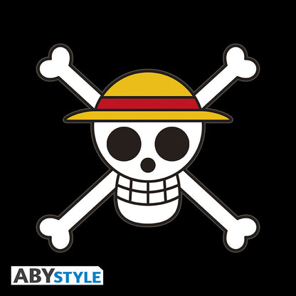 ABYstyle - T-Shirt One Piece - Maglietta One Piece (Wanted Luffy) - Maglia (Tg. XL)
