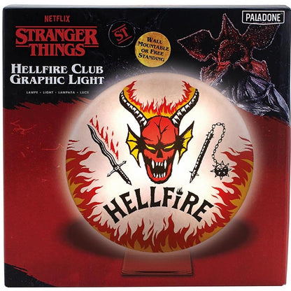 PALADONE Netflix: Stranger Things (Hellfire Club) - Lampada da scrivania o da parete - Graphic Light