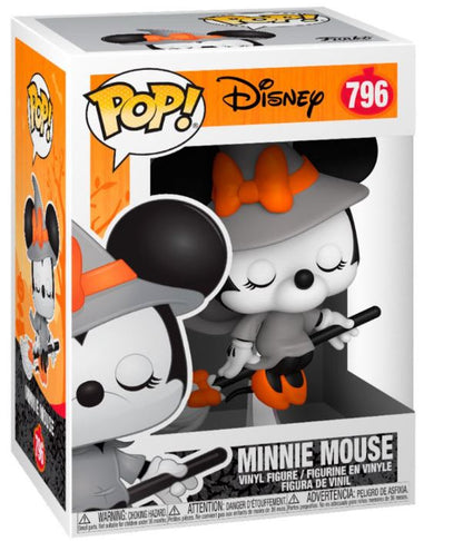 Funko Pop ! Disney Halloween - (796) Witchy Minnie Strega Figure Vinyl 9Cm