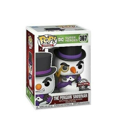 Funko Pop Dc Super Heroes 367 The Penguin Snowman Special Edition Vinyl Statua