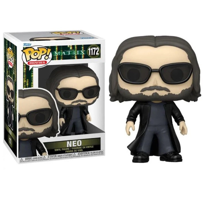 Funko Pop ! Movies The Matrix Resurrections (1172) Neo Vinyl Figure 9Cm Matrix 4