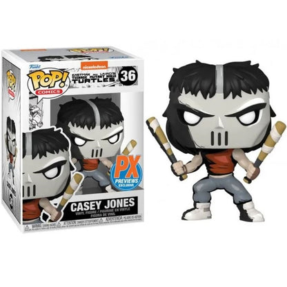 Funko Pop ! Comics - Teenage Mutant Ninja Turtles - (36) Casey Jones Figure 9Cm