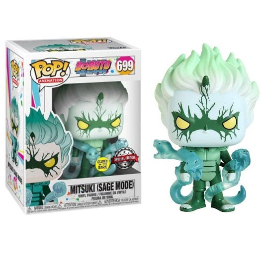 Funko Pop ! Boruto Next Generations - Mitsuki Sage Mode (699) Glows Gitd Special
