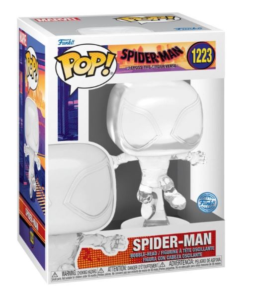 Funko Pop ! Marvel Across The Spider-Verse - (1223) Spider-Man Transparent Exm