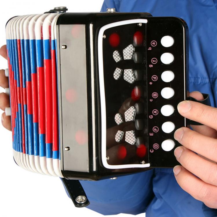 Mini Organetto Fisarmonica Strumento Musicale Di Musica Idea Regalo Per Bambini