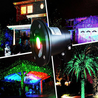 Proiettore Faro Laser Luci Di Natale Natalizie Addobbo Natalizio Per Esterno
