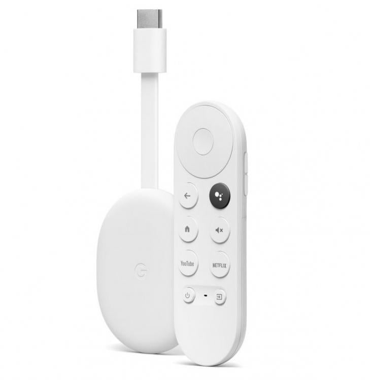 Google Chromecast Con Google Tv 4K Hdr Bianco Ghiaccio Smart Tv Uhd Wi Fi Nuovo