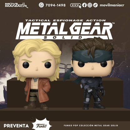 Funko Pop ! Games Metal Gear Solid - (1296) Liquid Snake Figure (Preorder) 9cm