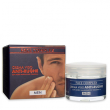 Face Complex Crema Viso Anti Rughe Per Uomo Con Acido Ialuronico e Vitamina E